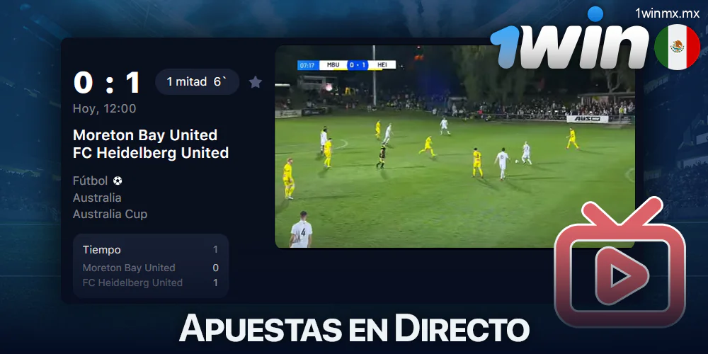 Apuestas en directo en 1win