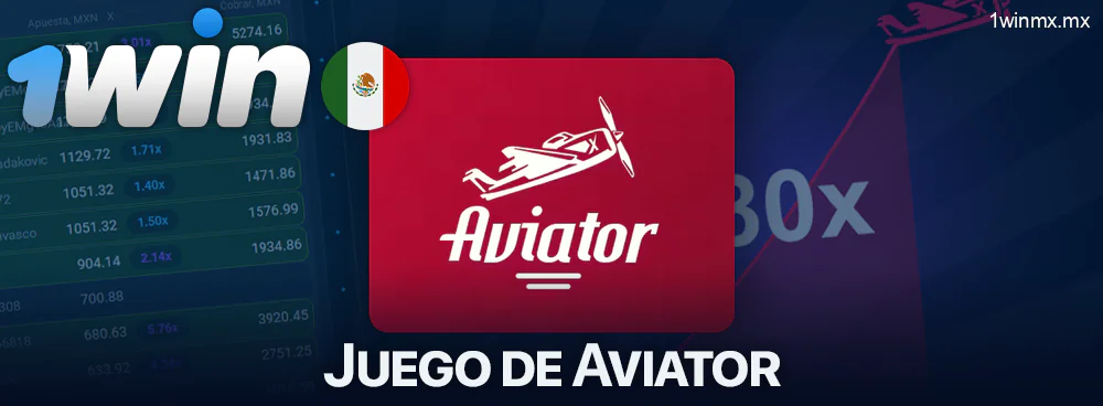 Juego Aviator en 1win Casino