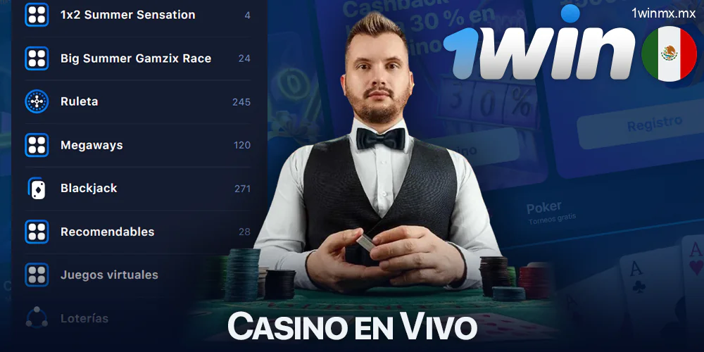 1win Casino en vivo en México