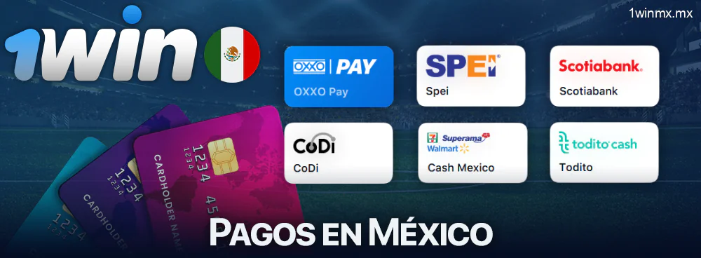 Métodos de pago en 1win México